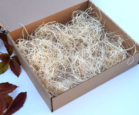 Shredded Wood Wool to fit our Custom GIFT Boxes Free shipping when purchasing a box from us Hamper Packaging Material Gift Box Filler Basket