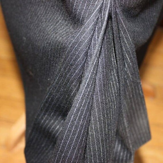 100% Wool pinstripe power suit - image 5