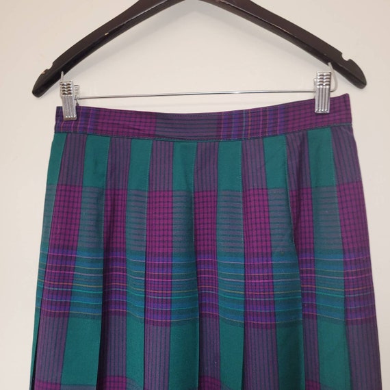 100% Purple virgin wool skirt Pendleton