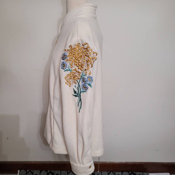 Bob Mackie wearable art bomber - image 1