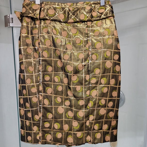 Marni Metallic Jacquard Skirt - image 3