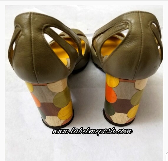 Handmade Colorblock Heels