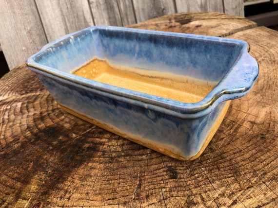 Stoneware Loaf Pan Dessert Oasis Glaze Design Custom Glazed Easy Clean up 9  