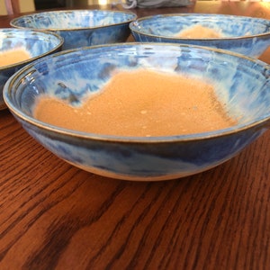 Stoneware Soup or Cereal Bowl,  Stoneware, Earthy  Dessert Oasis Glaze Design, Great for Every-day use