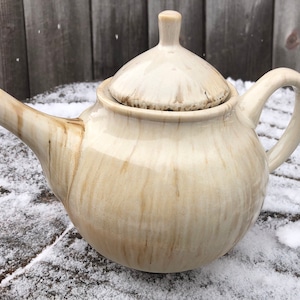 Stoneware T-Pot | Melted Rocky Road | Custom Glazed | Keeps Tea HOT!
