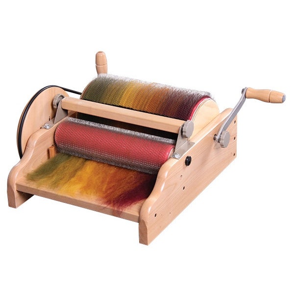 Ashford WIDE Drum Carder | 72 PPSI, 12" Drum| Excellent for Bulk Wool Rove Blending and Carding | Premium Ashford Quality | Value Priced