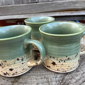 Ripple Coffee Mug, 'Country Roads' Glaze Design, Stoneware Mug, The Perfect Fit in your Hands, Feels like a Country Breeze, Rustic Mug