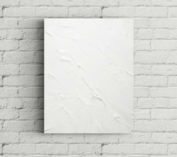 White Textured Painting Textured Acrylic Painting On Canvas Etsy