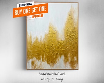 Gray Gold Painting | Gray And Gold Painting | Abstract Gold Painting | Abstract Acrylic Painting | Abstract Art Canvas