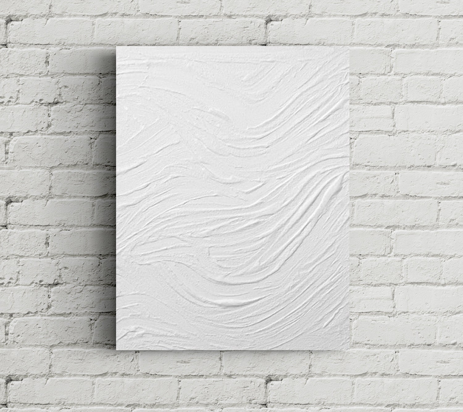 White Texture Painting Oversize Wall Art Abstract Minimal | Etsy