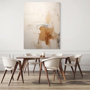 Neutral plaster wall art with raised texture, designed for contemporary home styling