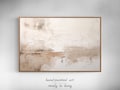 Aesthetic Boho Wall Art - Extra Large Neutral Textured Canvas, Minimalist Rustic Painting, Earth Tones Plaster Art, Housewarming Gift