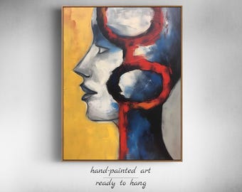 抽象画 モダンポップアート 現代ポートレート FACE by Fidostudio