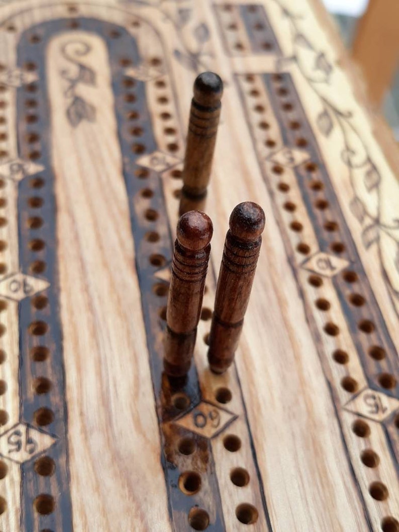 Handmade Wood Cribbage Pegs Etsy Canada