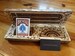 Rustic Wood Burned Cribbage Board Log Set (Customizable) 3-4 Lane 