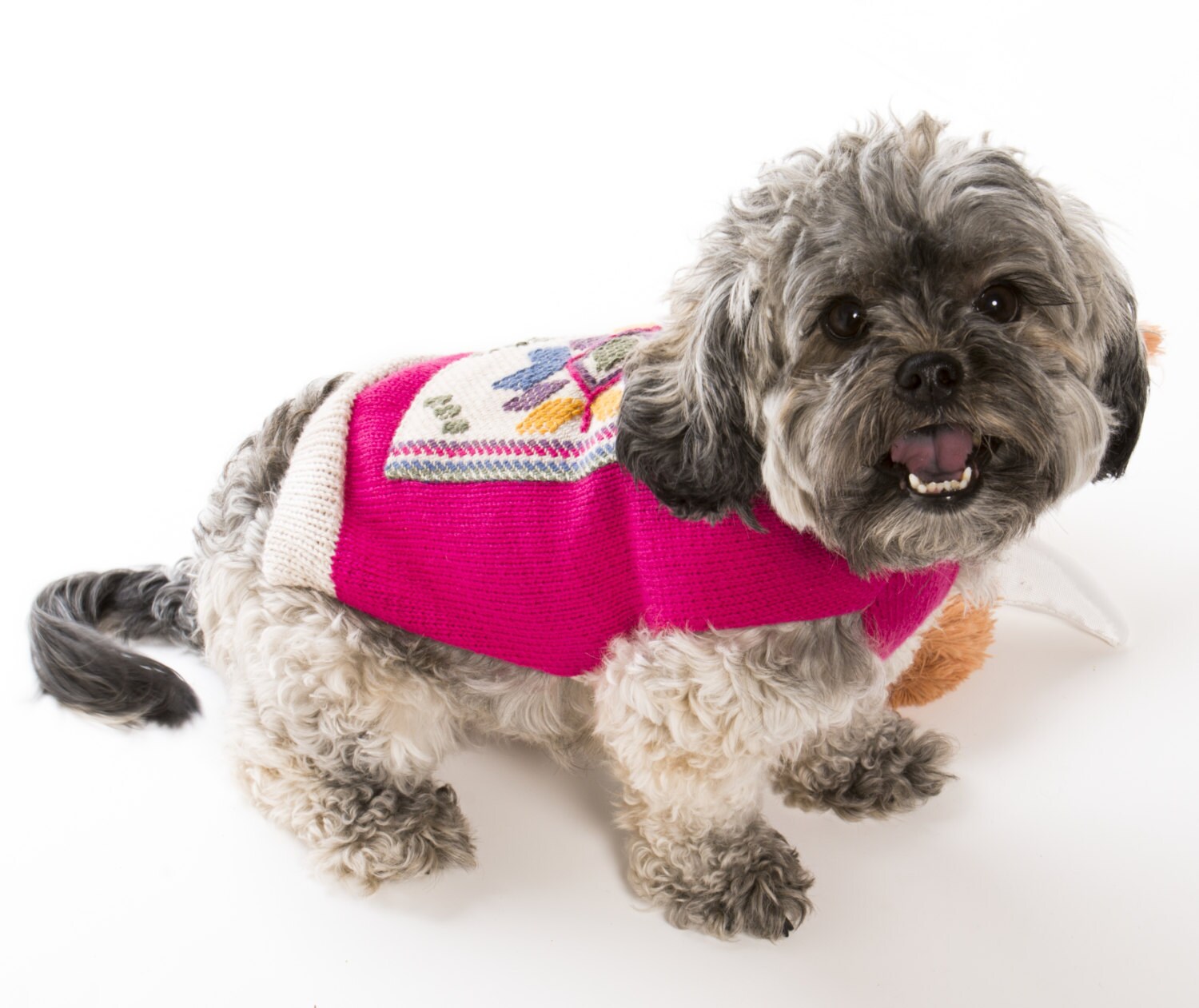 Sunray Hug Dog Sweater - Tricot à La Main Tissé Yak Down Happiness Hugs™