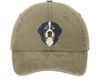 Embroidered Bernese Mountian Dog Hat -  Bernese Hat - father’s day gift - dog dad gift - dog mom hat