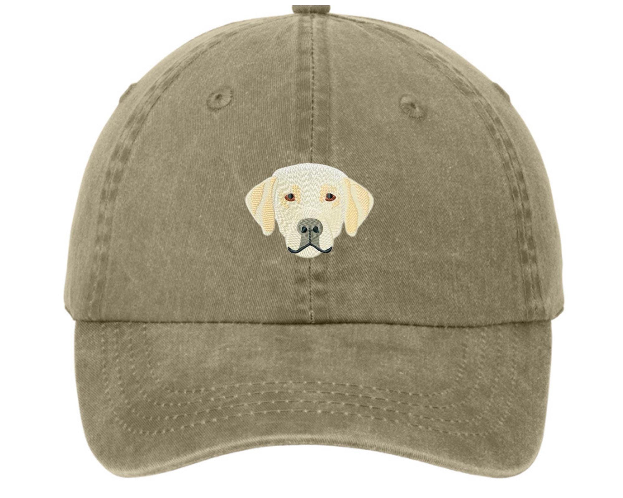 Embroidered Yellow Lab Dog Hat - Golden Labodor Cap 
