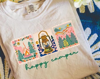 Camping Trip Shirt: Summer, Fall, Girls Glamping