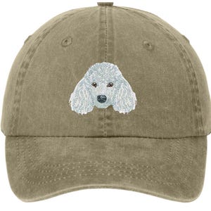 Embroidered Poodle Dog hat - Poodle cap - Poodle  - embroidered dog mom hat - dog dad - dog gift
