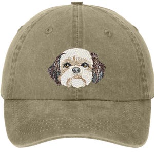 Embroidered Shih Tzu Dog hat - Shih Tzu cap - Shih Tzu  - embroidered dog mom hat - dog dad - dog gift
