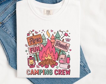 Camping Trip Shirt: Summer, Fall, Girls Glamping
