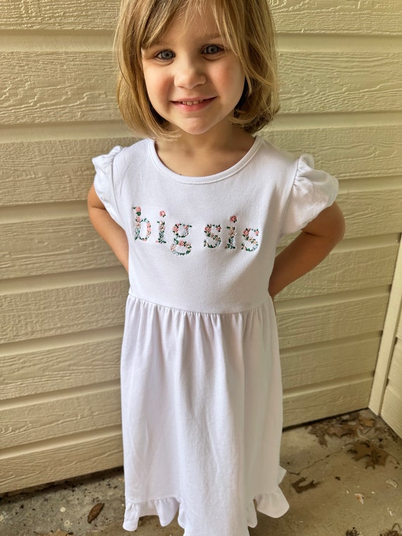 big sister embroidered dress Autumn Leaves Falling Veil | TAN TULLE main image 1