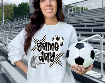 Personalized Soccer Sweatshirt: Sport Parent, Player, Mom Gift