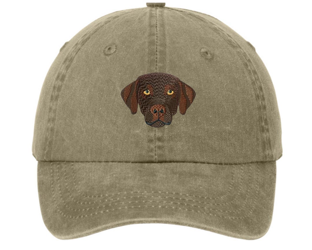 Embroidered Chocolate Lab Dog Hat - Chocolate Labodor Cap  display picture 1
