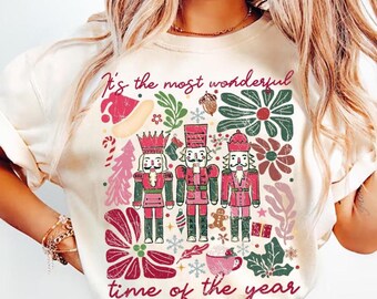 Christmas Shirt - vintage Christmas Shirt - Christmas gift - Christmas season wear - nutcracker shirt
