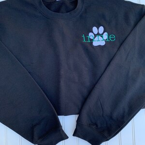 Embroidered Personalized Dog Mom Sweatshirt