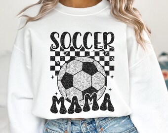 Personalized Soccer Sweatshirt: DTG Design, Sport Parent Gift
