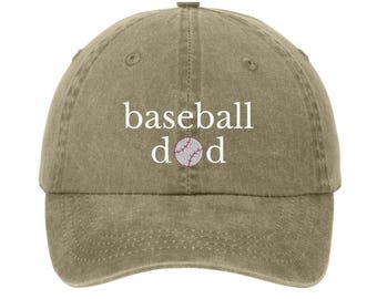 Gorra de béisbol bordada para papá - Gorra ligera de algodón