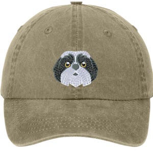 Embroidered Shih Tzu Dog hat - Shih Tzu cap - Shih Tzu  - embroidered dog mom hat - dog dad - dog gift