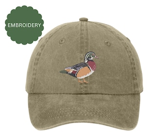 Embroidered Duck Hunting Hat - Mallard Duck hat - Dad hunting hat - father’s day gift - Grandpa hunting hat - Duck Hunting Hat