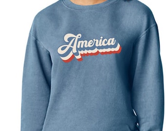 Sudadera con bandera patriótica - Camiseta del 4 de julio - Camiseta del Día de los Caídos - Sudadera de EE. UU.