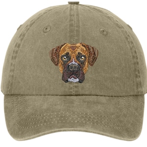 Embroidered Boxer Dog Hat -  boxer Hat - father’s day gift - dog dad gift - dog mom hat