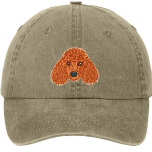 Embroidered Poodle Dog hat - Poodle cap - Poodle  - embroidered dog mom hat - dog dad - dog gift