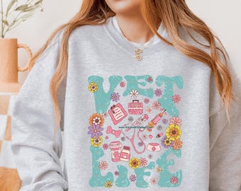 Vet tech Sweatshirt, veterinarian sweatshirt, animal medicine Sweatshirt, vet medicine sweatshirt