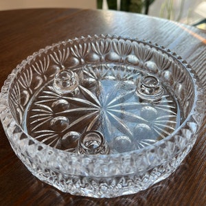 Vintage Lead Crystal Princess House 3 Candle Holder - Gifts, Home Decor, Candles