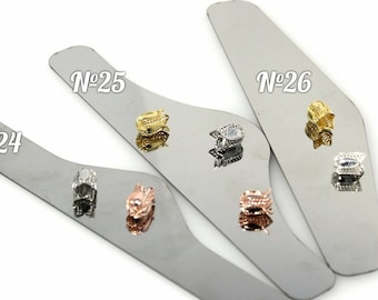 Bracelet Blanks Steel Glossy solid foundation for bracelet