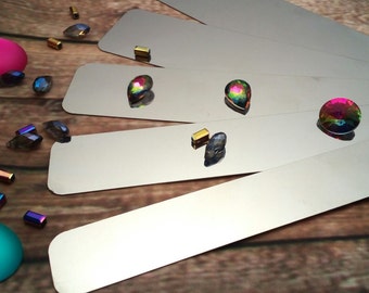 20-60mm x 160 mm Bracelet Blanks Steel Glossy solid foundation for bracelet