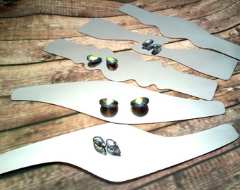 Bracelet Blanks Steel Glossy solid foundation for bracelet