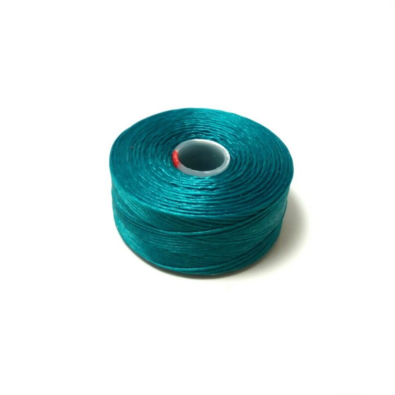 Teal nylon 15/0 CLon Beading Thread Size AA for 11/0 Thread Etsy