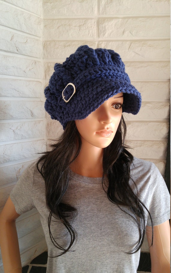 Cappello da donna da newsboy all'uncinetto cappello da | Etsy Italia