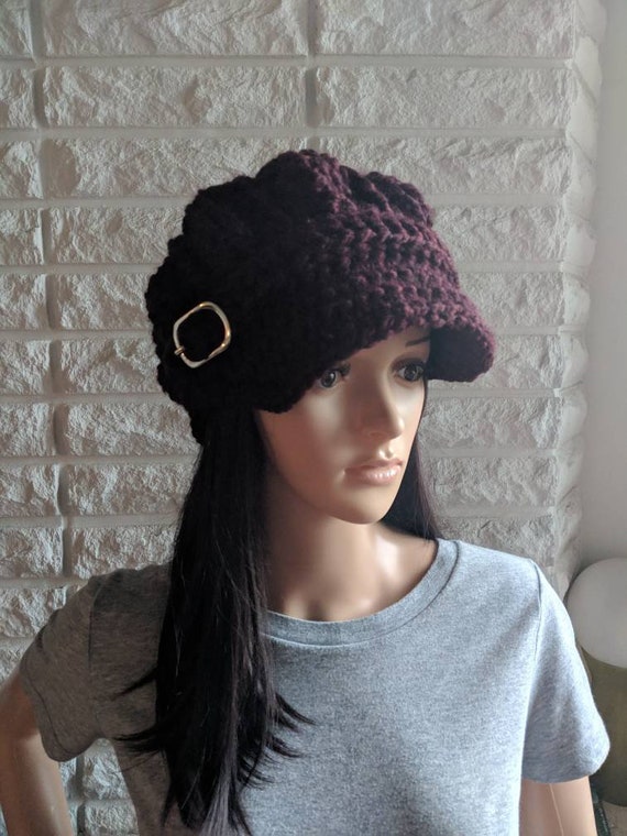 red page boy hat