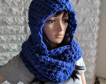 Crochet Hooded Infinity Scarf Pattern: Easy DIY (PDF Pattern)