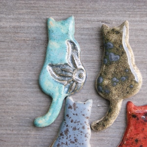 Ceramic Cat magnet