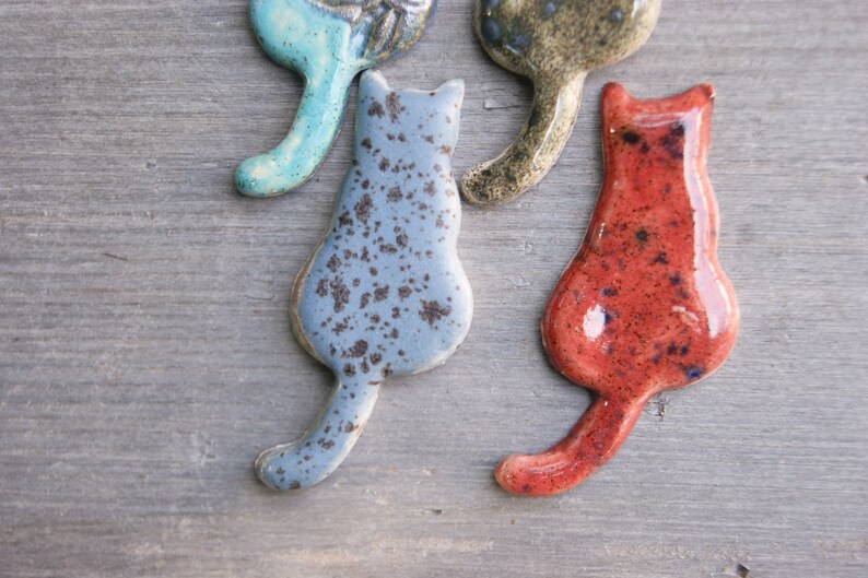 Ceramic Cat magnet