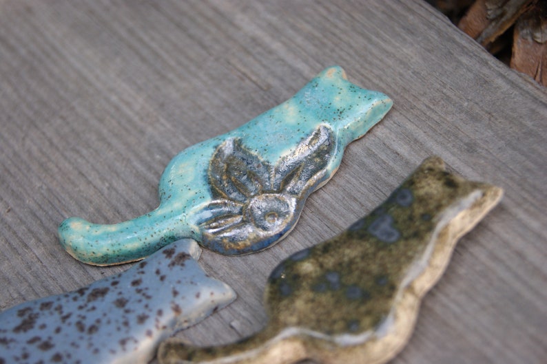 Ceramic Cat magnet
